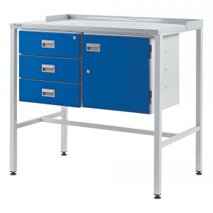 Team Leader Workstation Triple Drawer & Cupboard